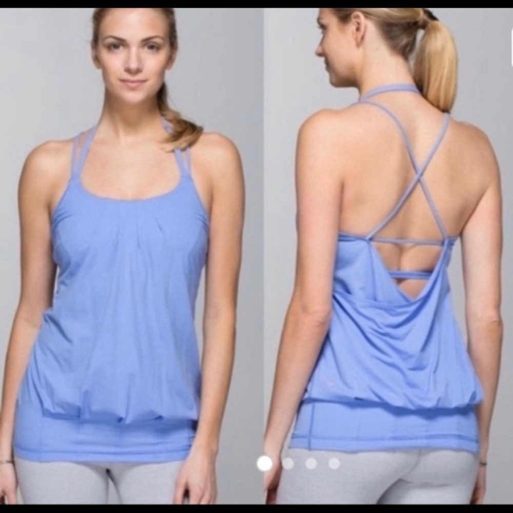 Lululemon Athletica Blue and Purple Tank Top